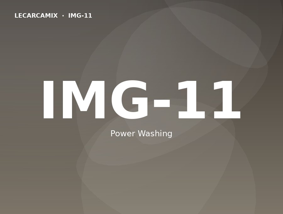 LeCarcamix work — Power Washing